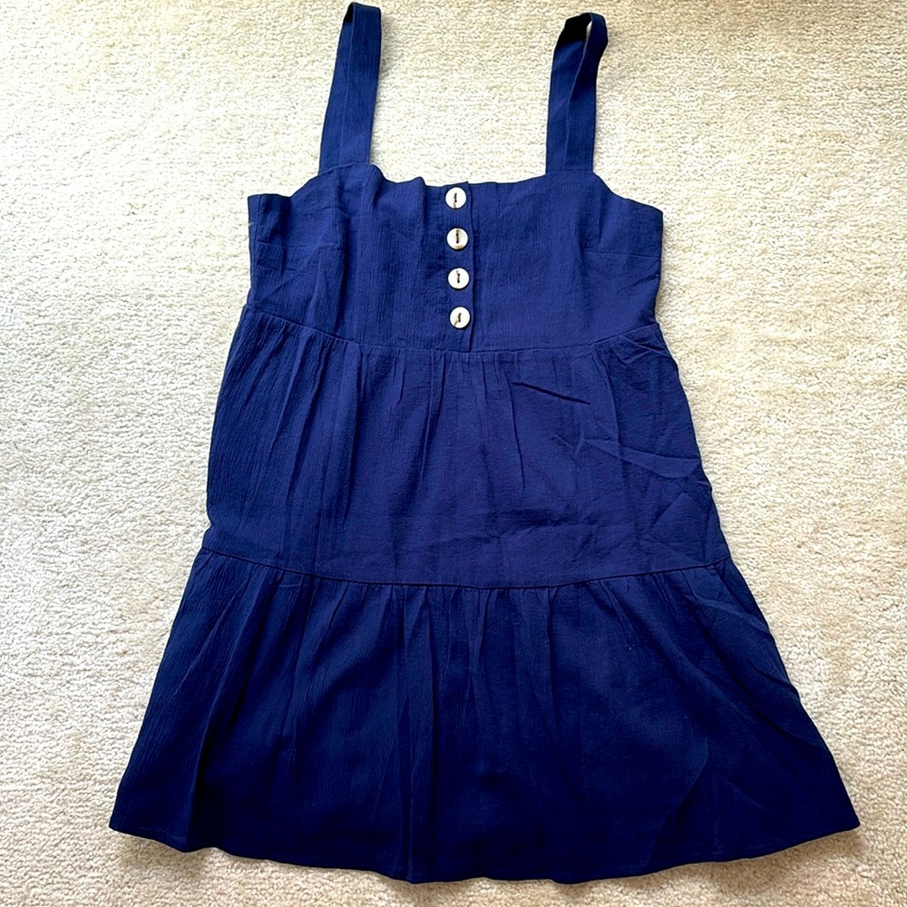 Pink Lily blue dress S
